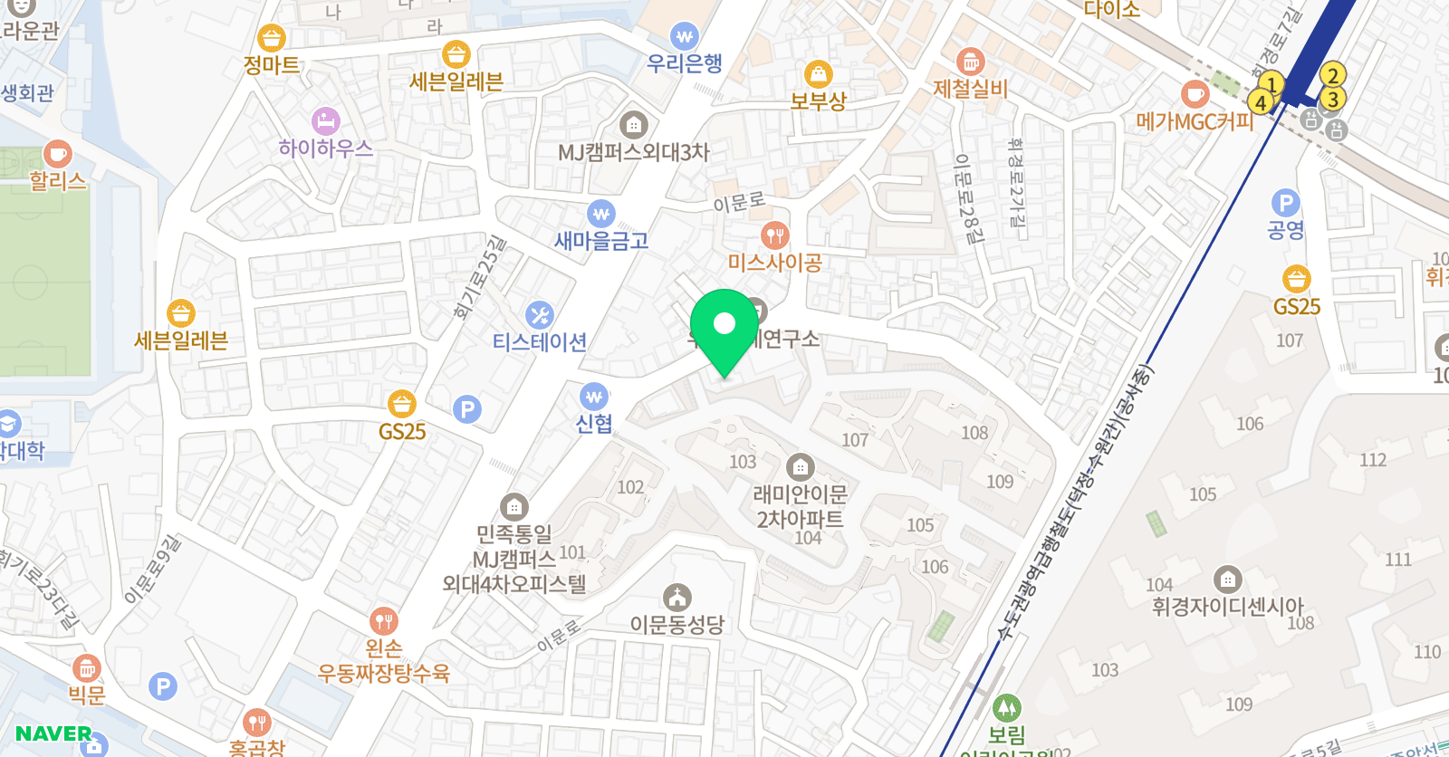 아이스토리 미술학원 위치