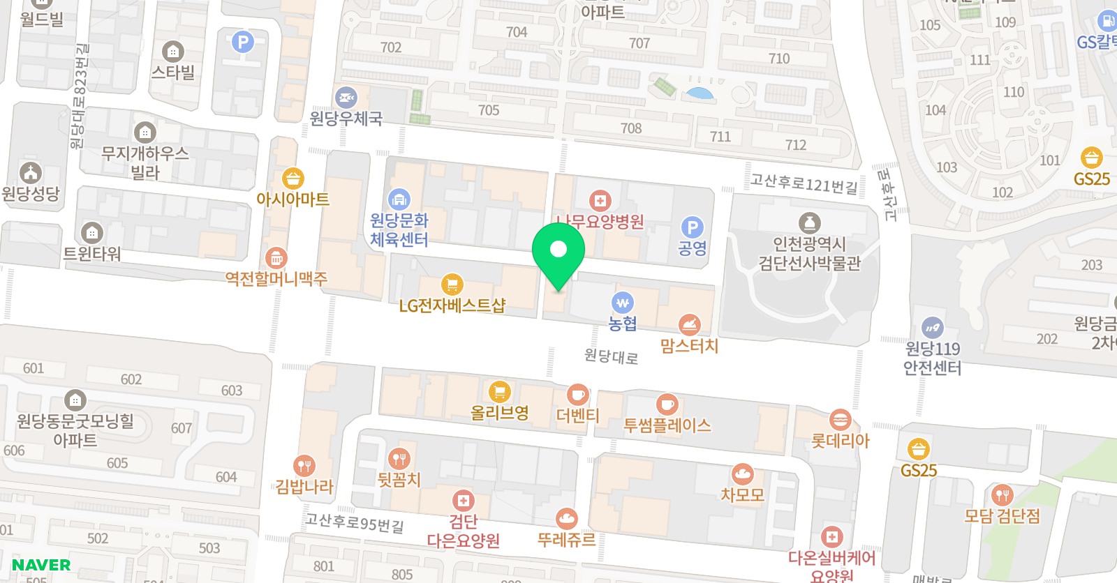 타임 학원 위치
