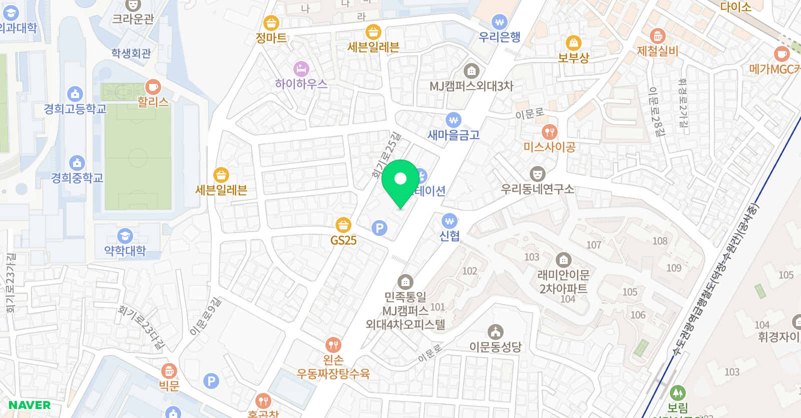 김정윤 영어학원 위치