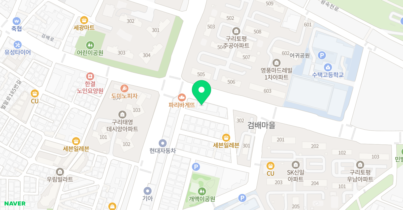 라온 수학학원 위치