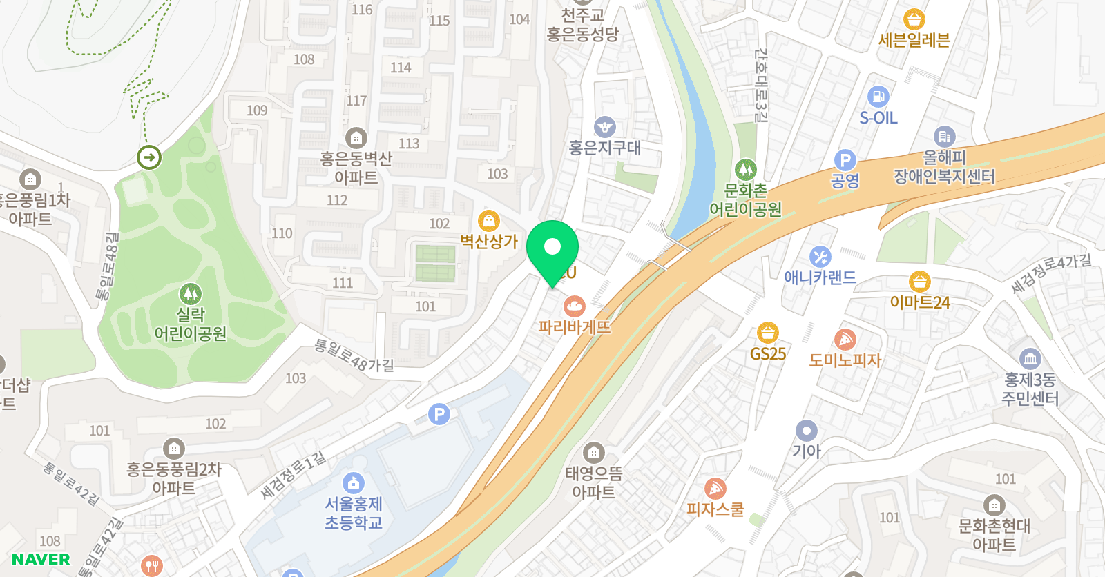 분홍고래 미술 위치