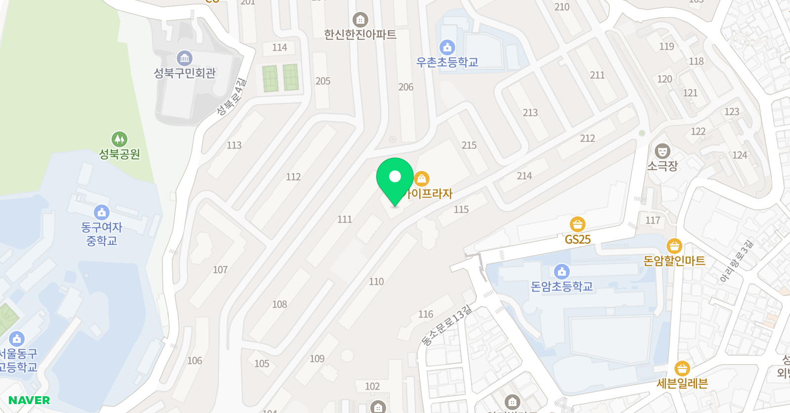 예 음악학원 위치
