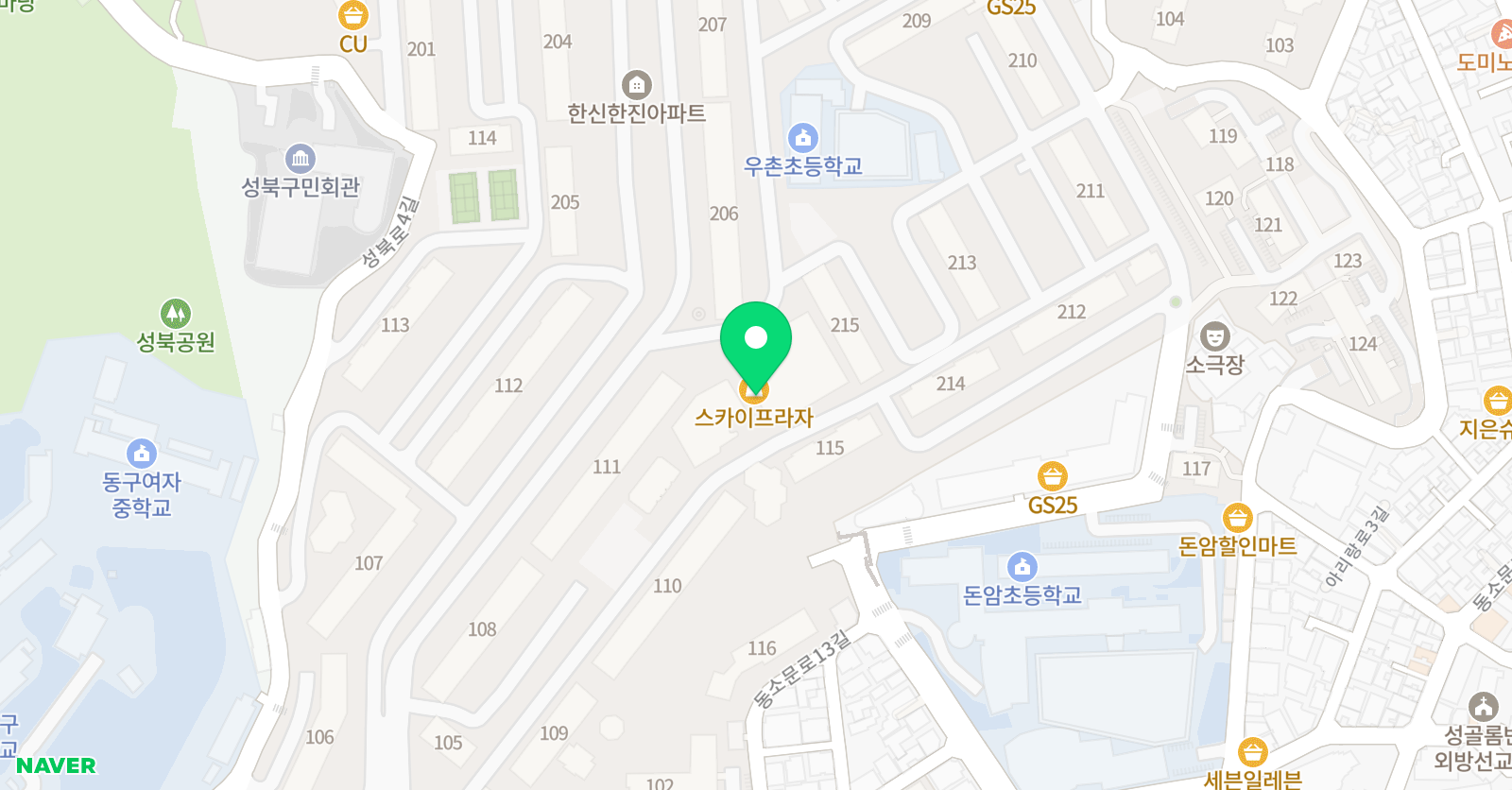 리드101 돈암점 위치