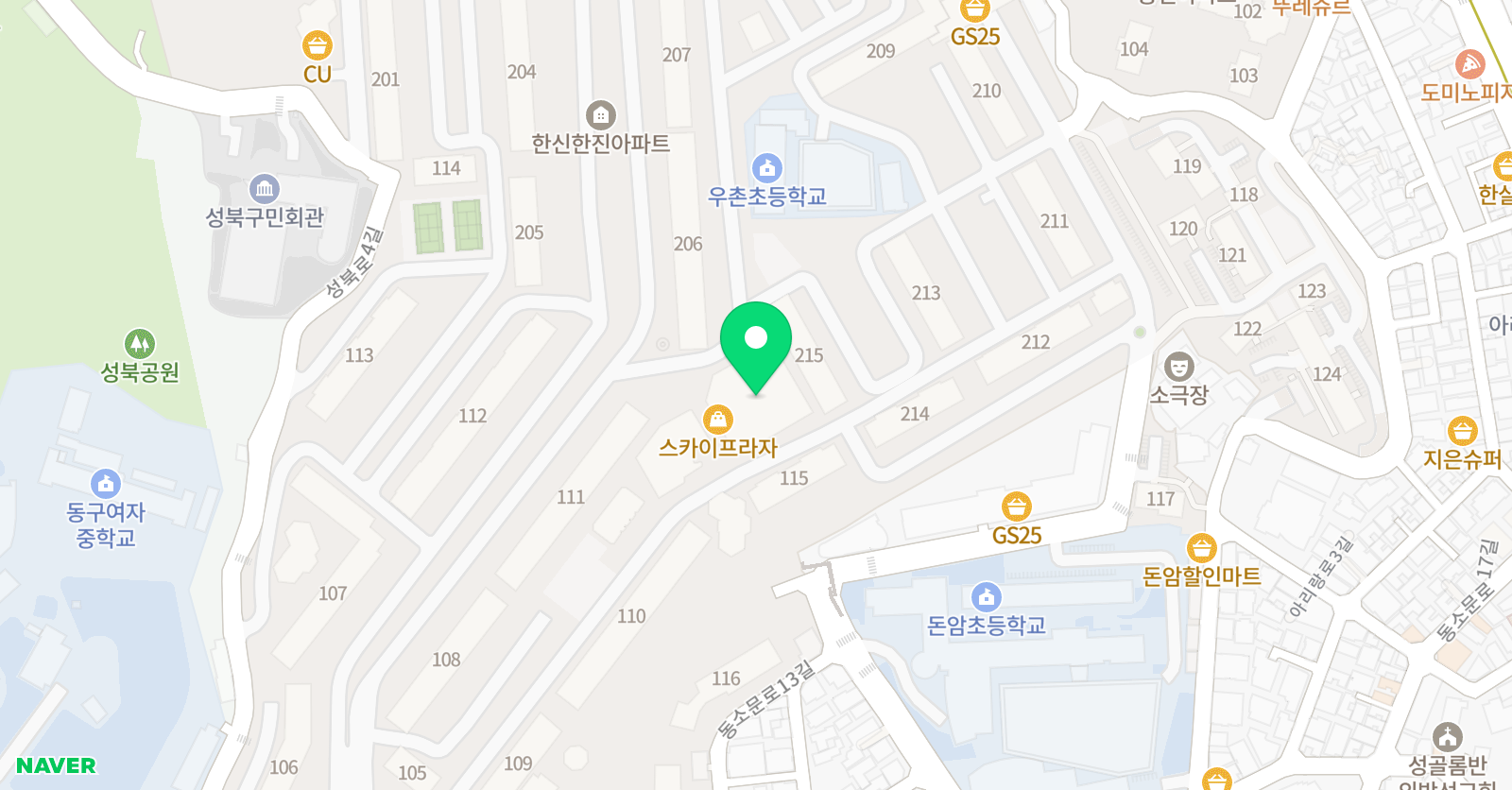 수풀림수학교습소 위치