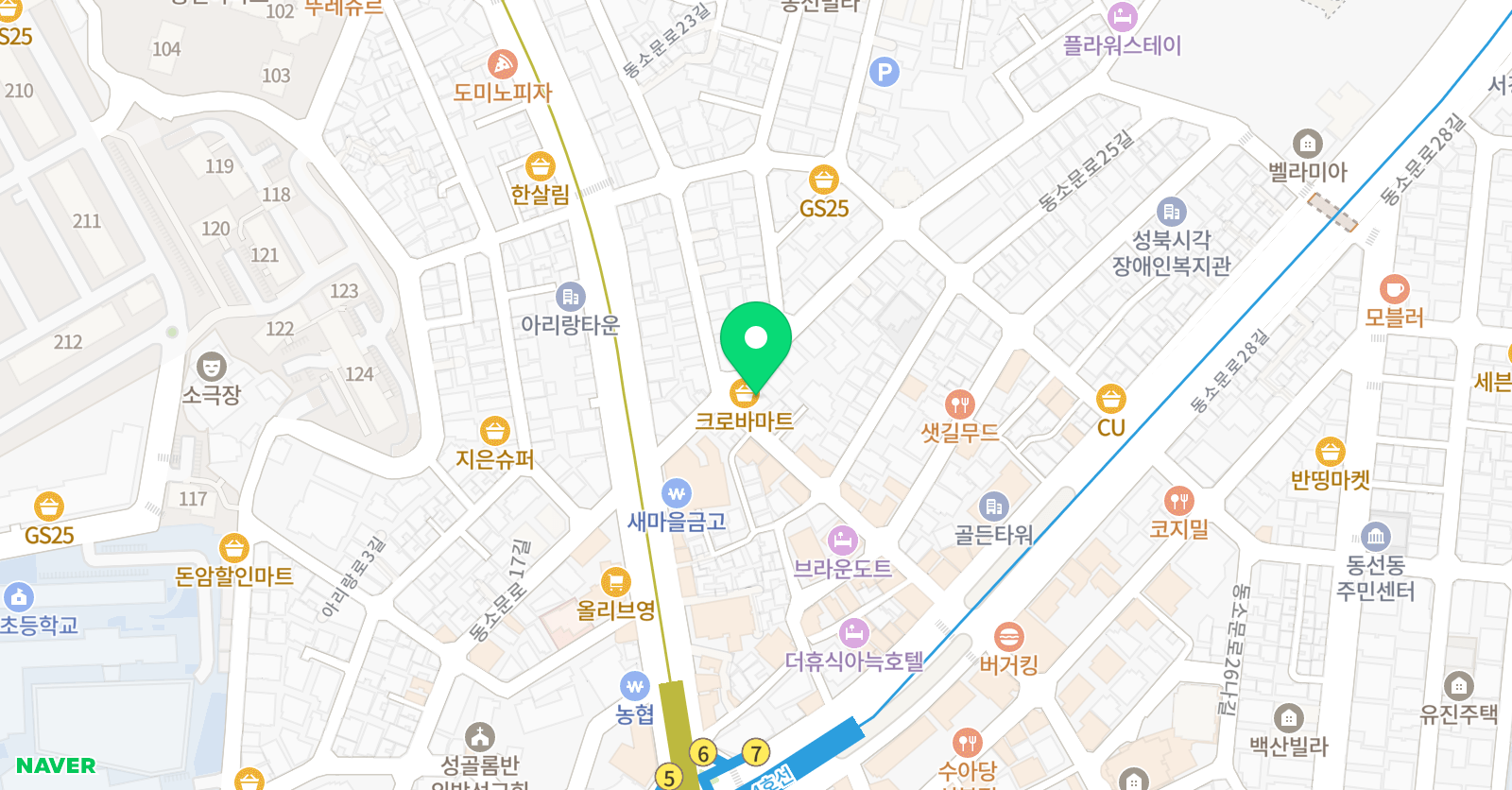 미쎄스조 영어학원 위치