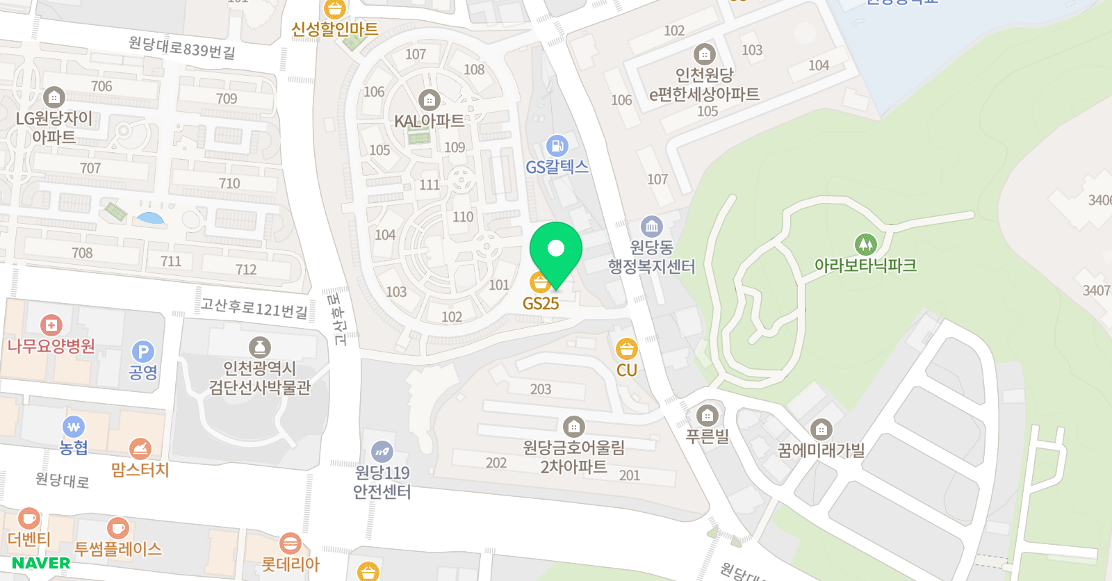 지예피아노 학원 위치