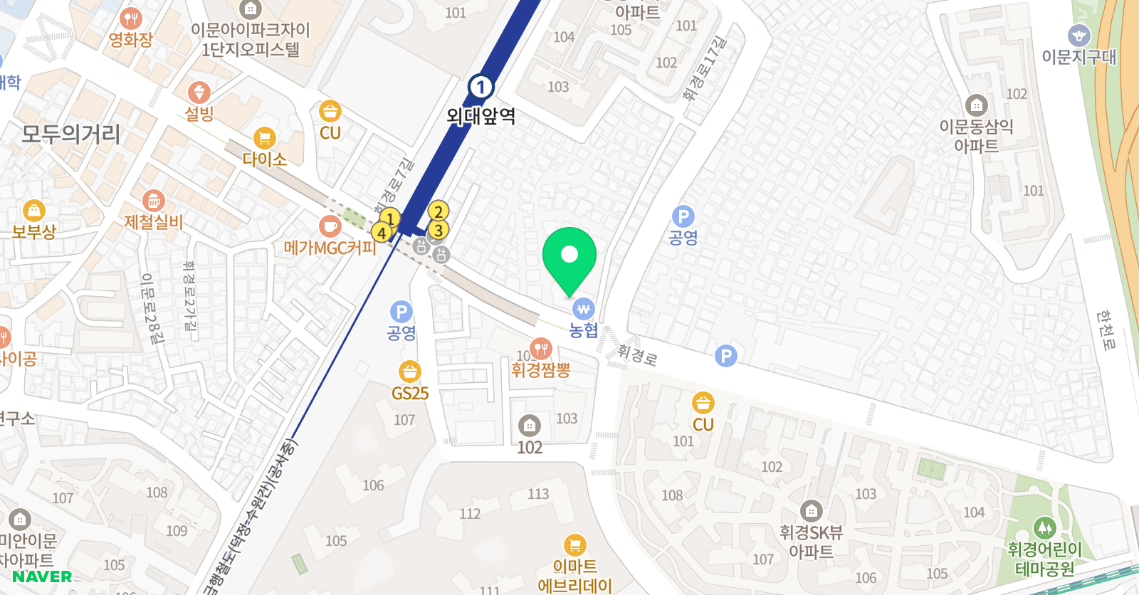 미시간캠퍼스 어학원 위치