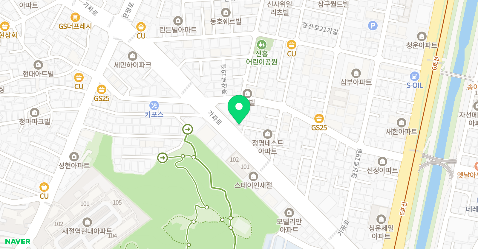 명문 국어논술 위치