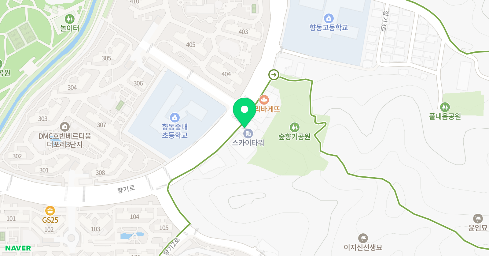 향동예원 음악학원 위치