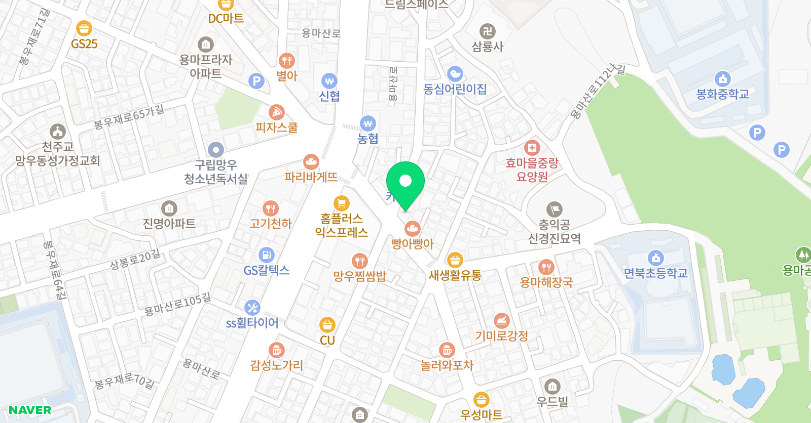 호키 태권도 위치