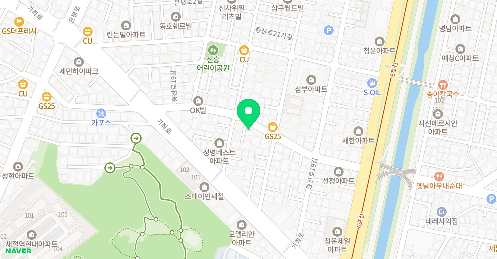 그린숲 미술교습소 위치