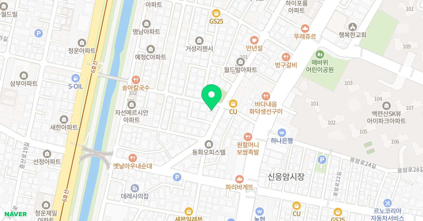릴리발레 학원 위치