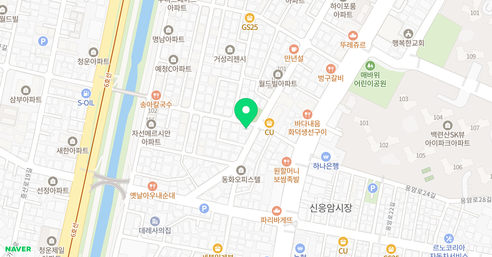 브레인 수학학원 2관 위치