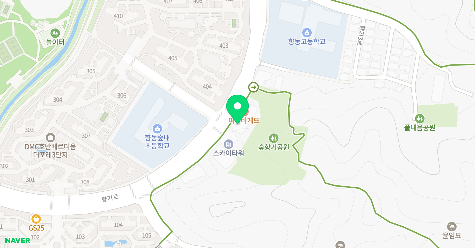 비엘 발레학원 위치