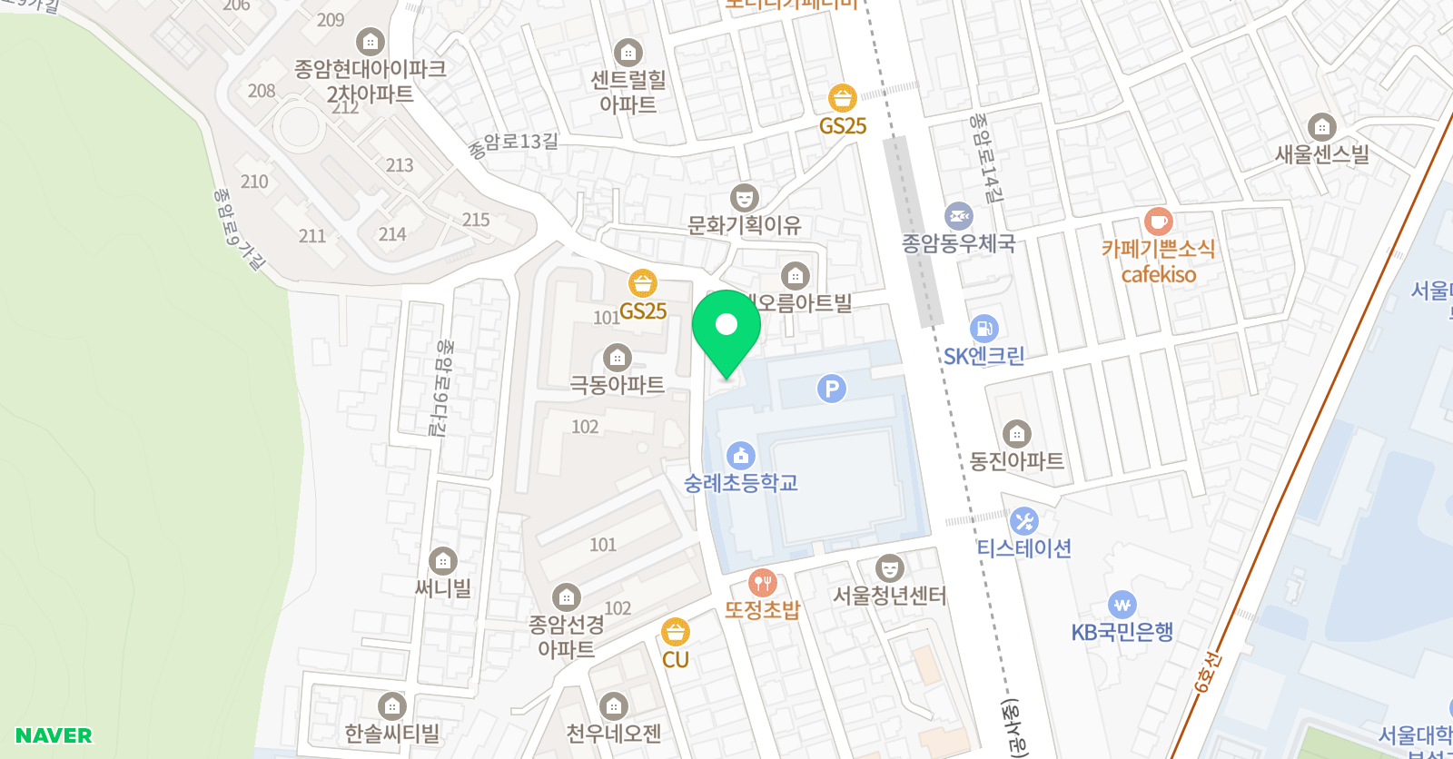 K.A.T 태권도 위치