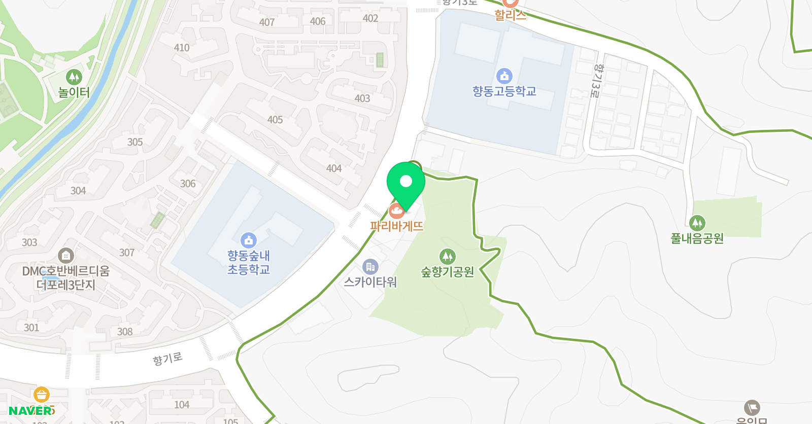 매쓰탑 수학학원 위치