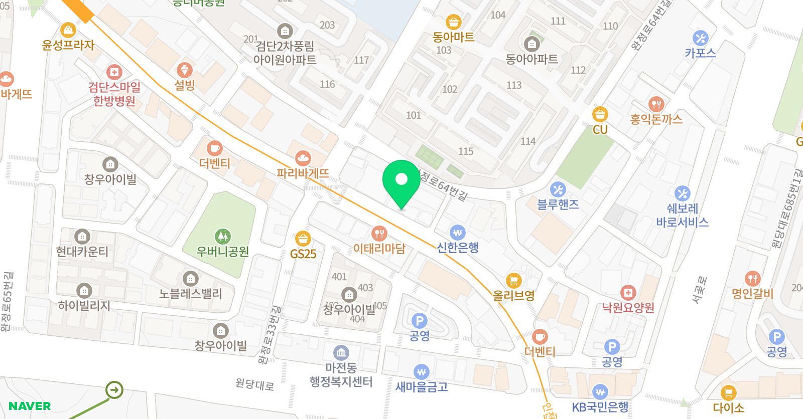열음 수학학원 위치