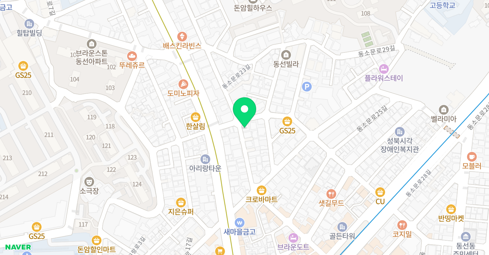 JBM 영어학원 위치