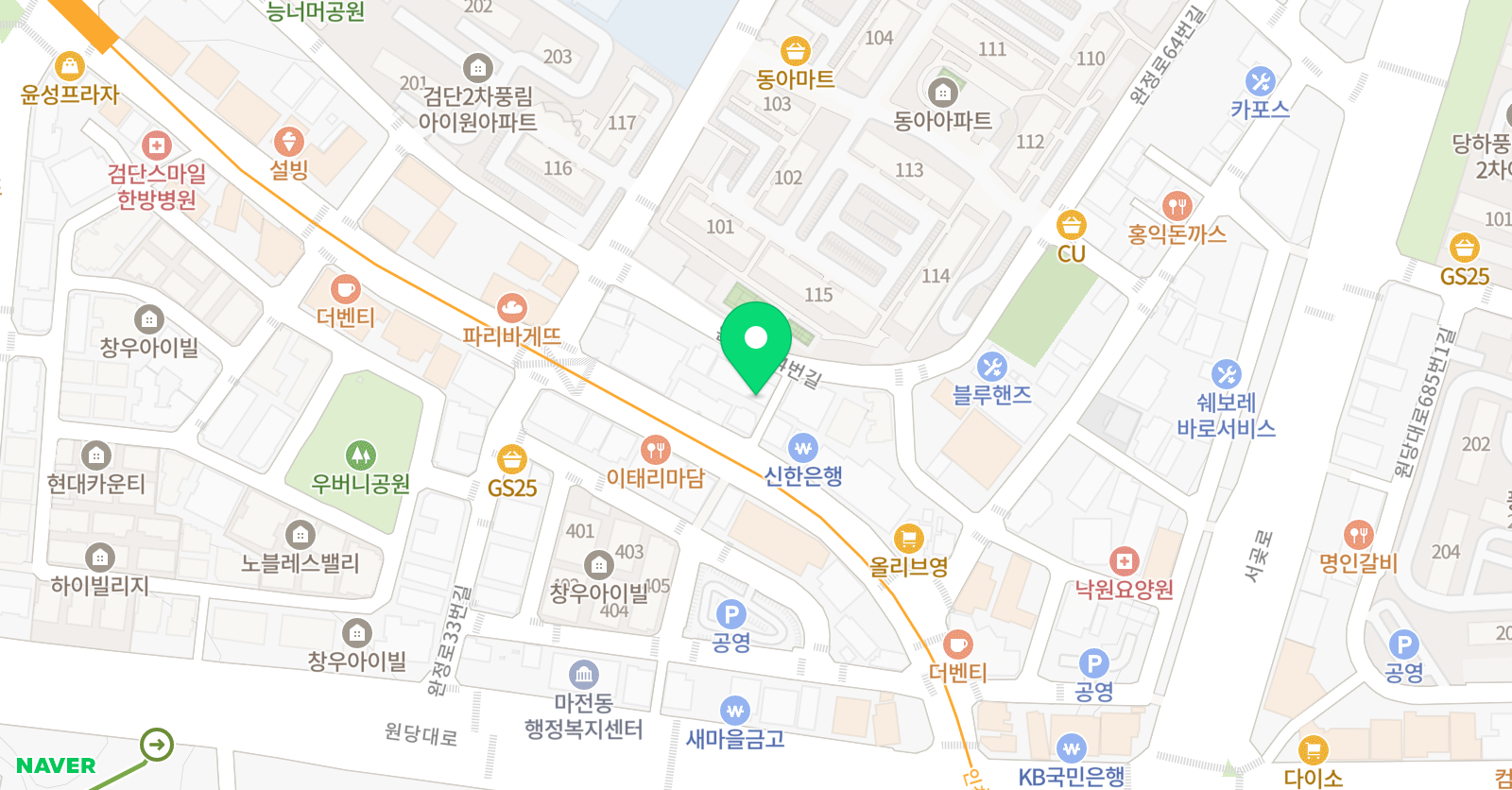 올림 수학학원 위치