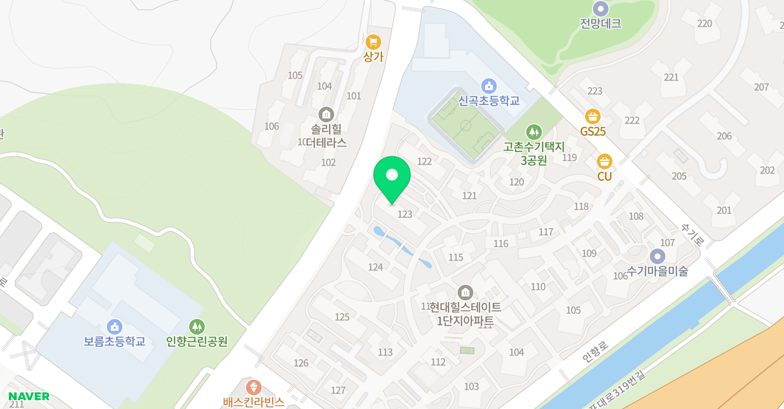 빨간펜 수학의달인 김포신곡점 위치
