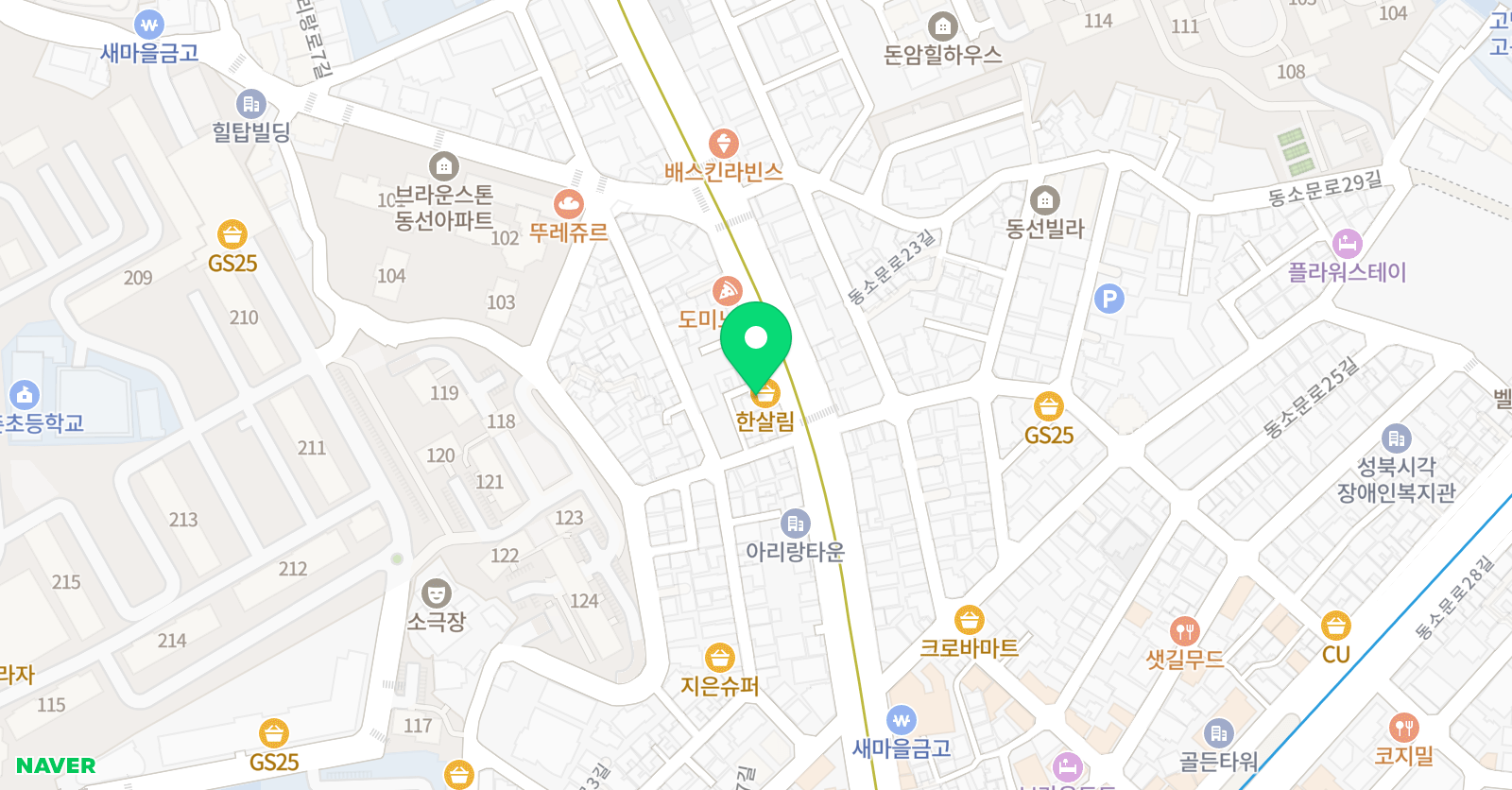 토킹클럽 어학원 성북돈암캠퍼스 위치