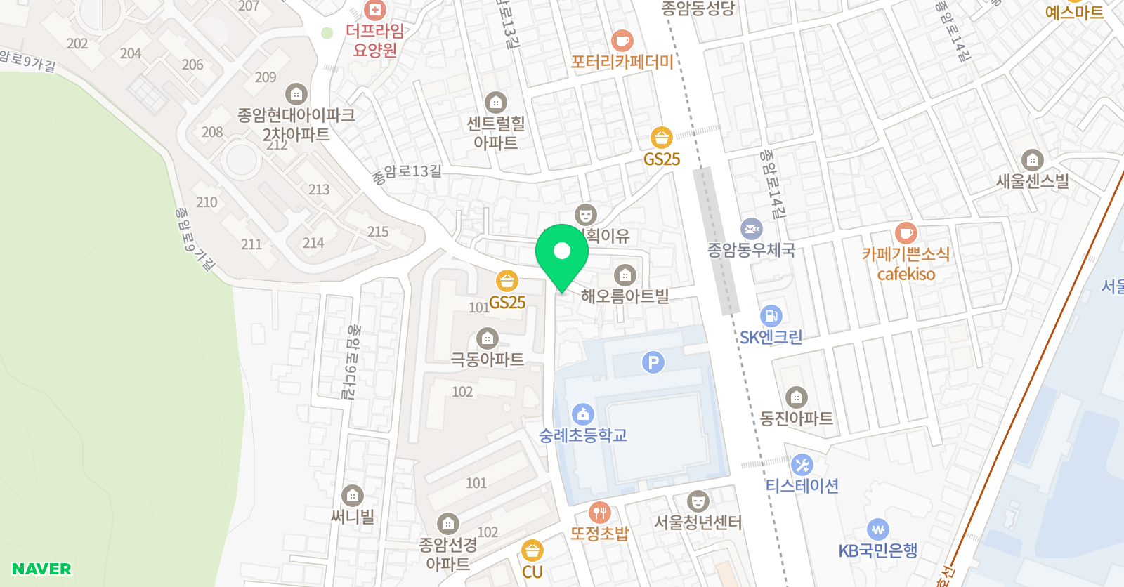 새싹 미술교습소 위치