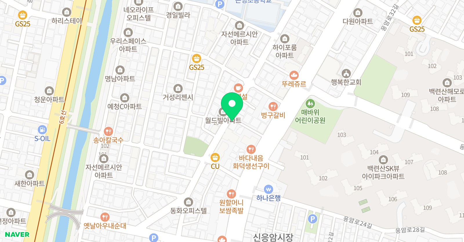 핑거비 음악학원 위치