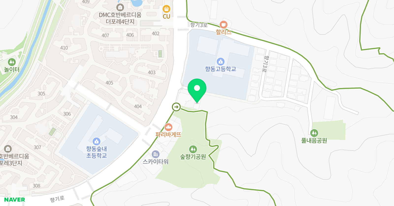 한우리 독서토론논술 덕양숲내독서교실 위치
