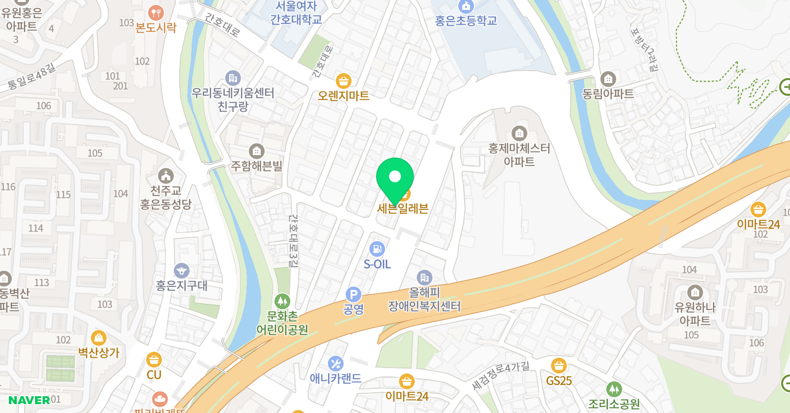 탑클래스 영어학원 위치