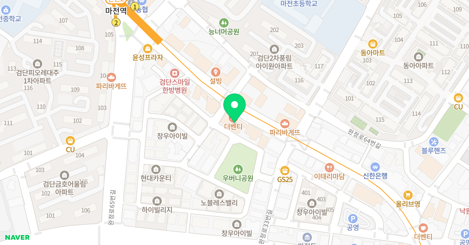 춤누리 무용학원 위치