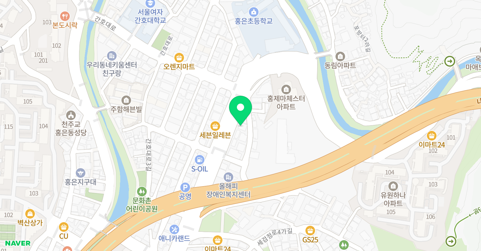 최고 학원 위치