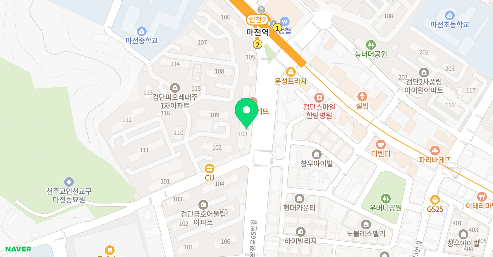 상명피아노 음악교습소 위치