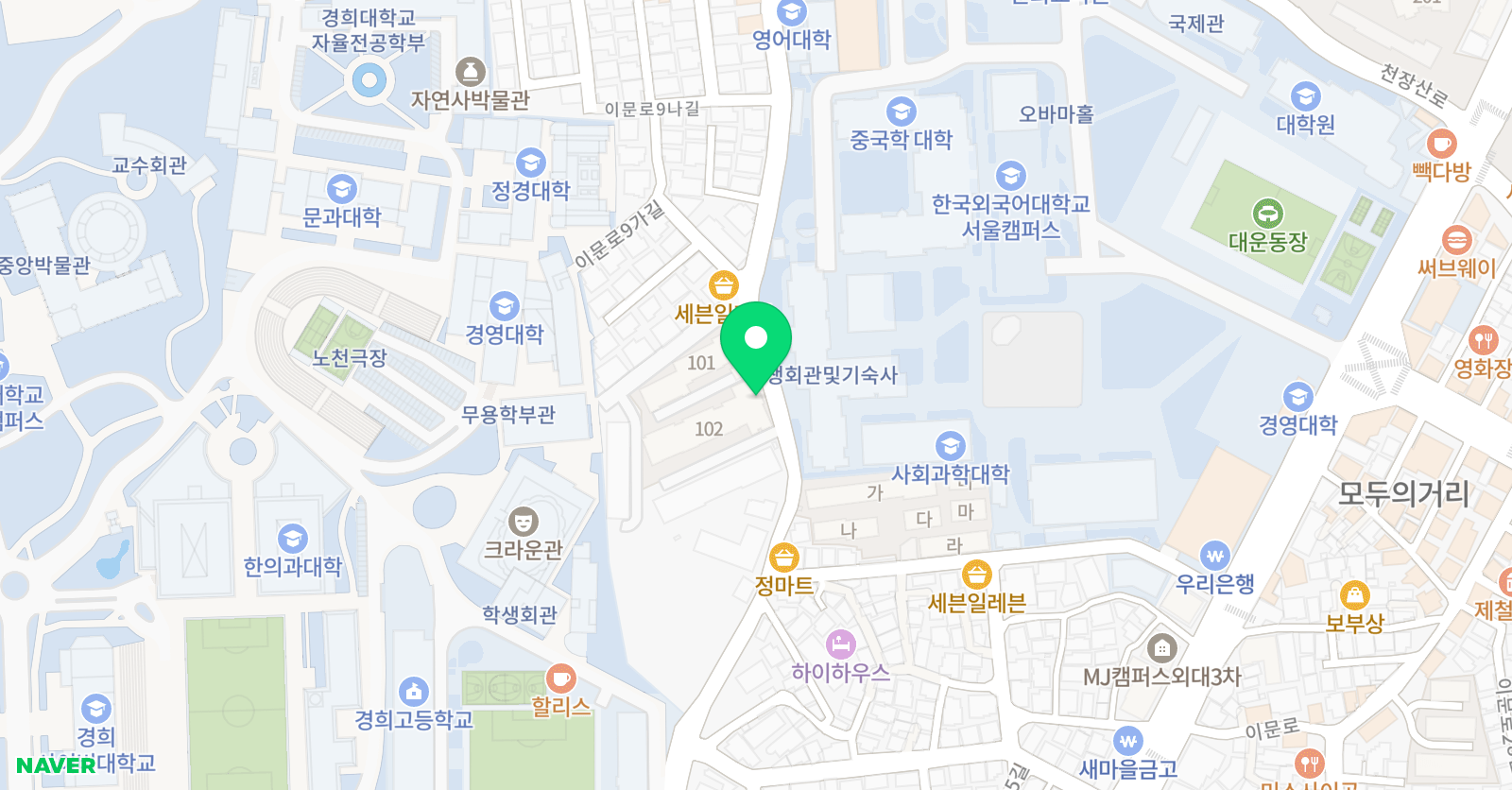 정명 학원 위치