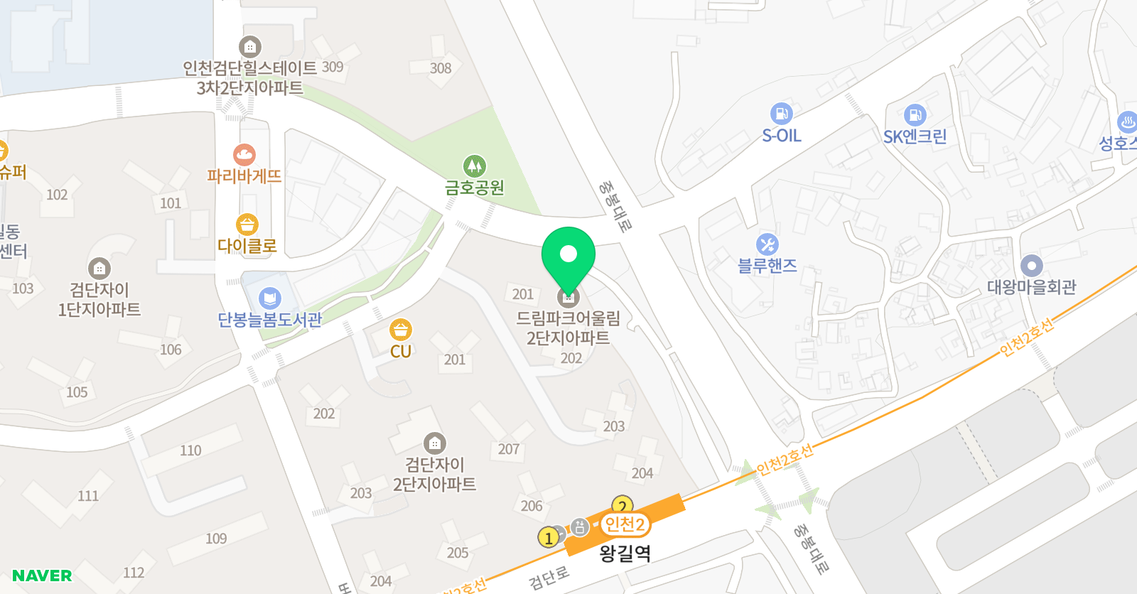 YBM 리딩클럽 전과목공부방 위치