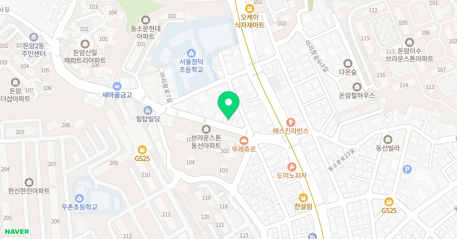 돈암 해법수학 위치