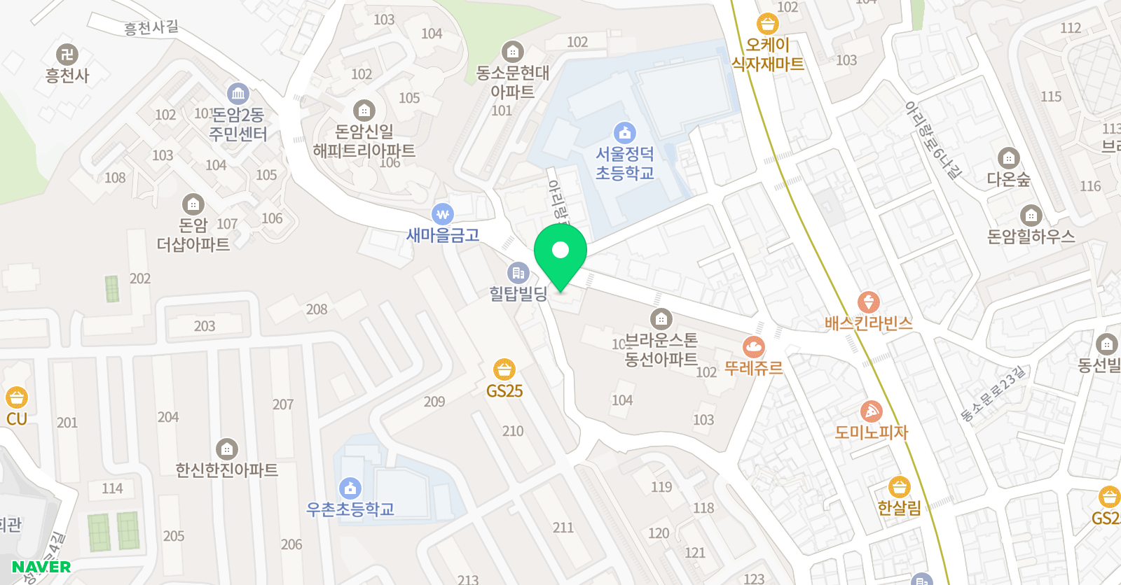 아뜨리에고요한공감 61 위치