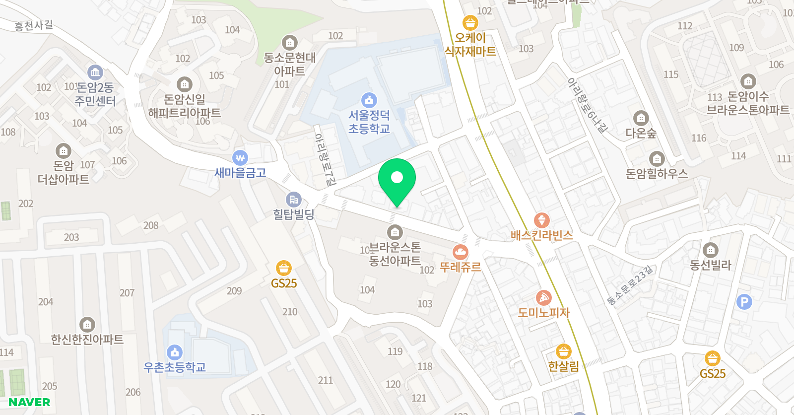 와이즈만 영재교육 성북센터 위치