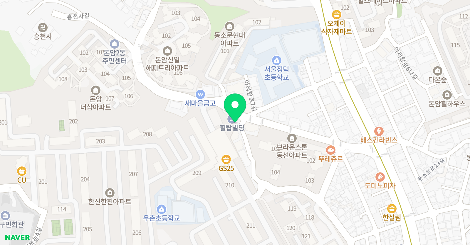 하정숙 감성글쓰기 독서논술 위치