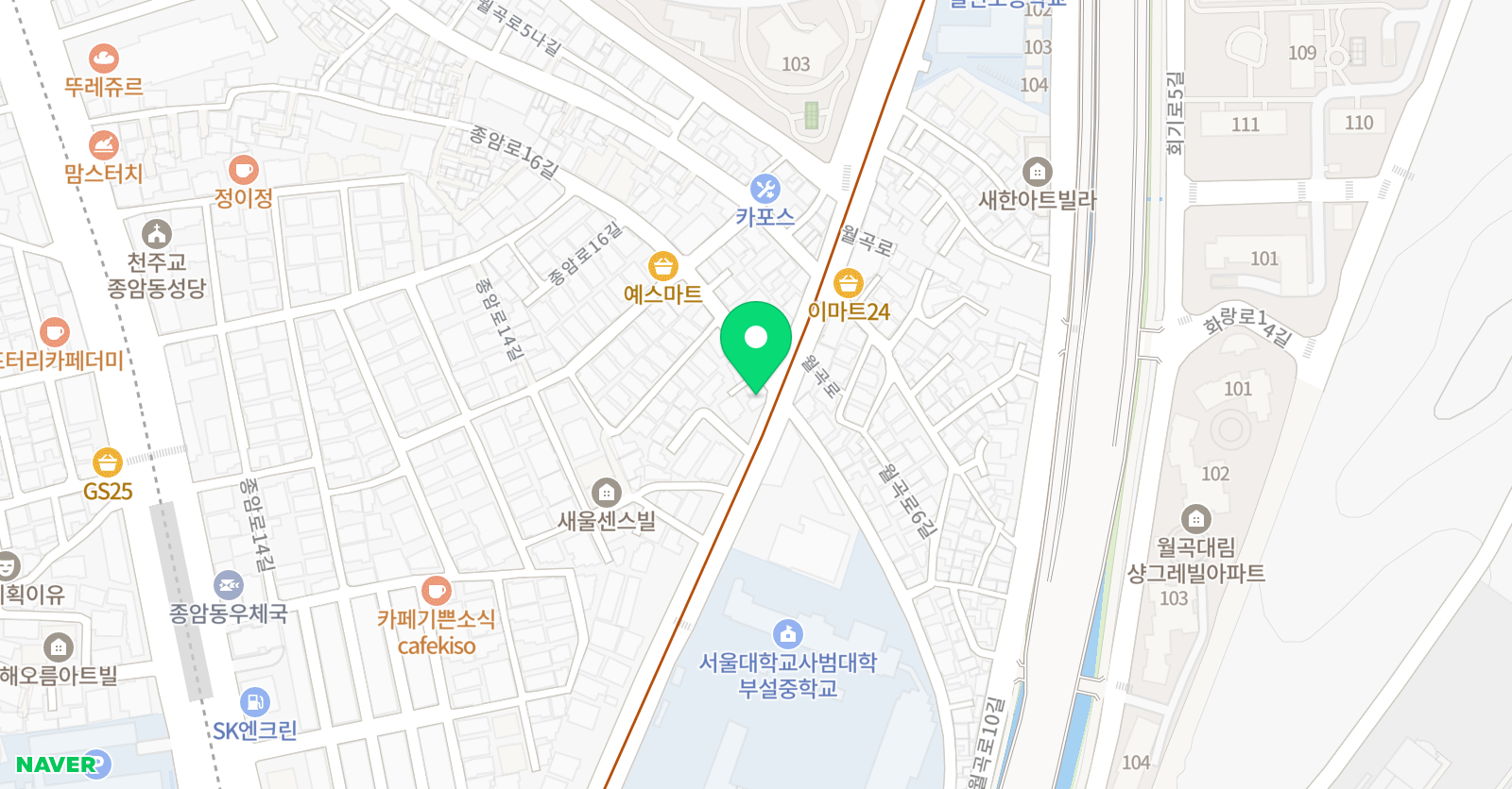 슬온 수학교습소 위치