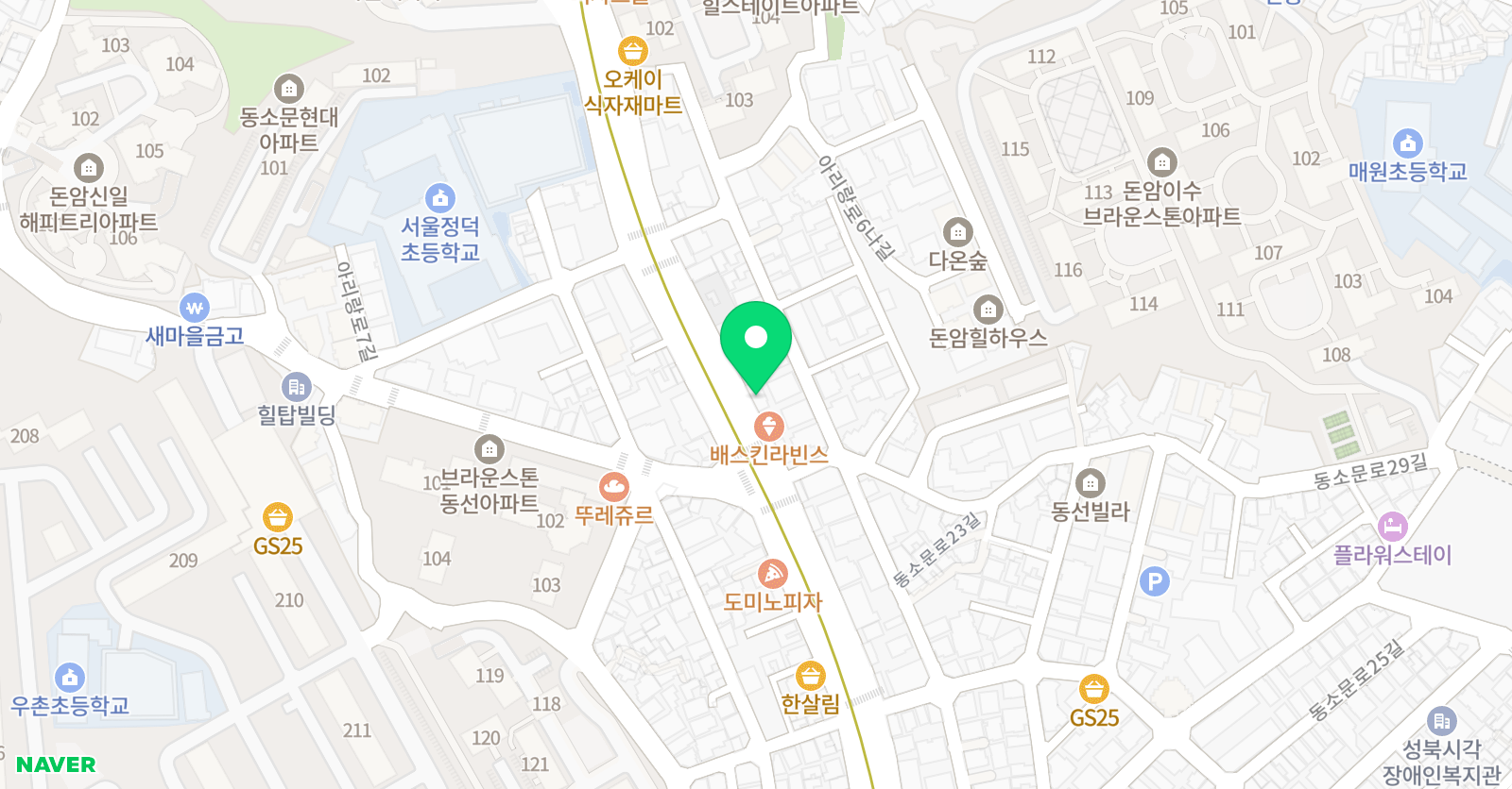 루체 수학교습소 성북본원 위치