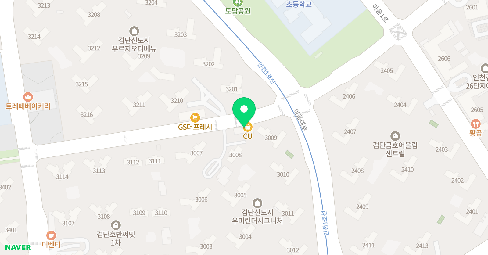 해봄 수학 위치