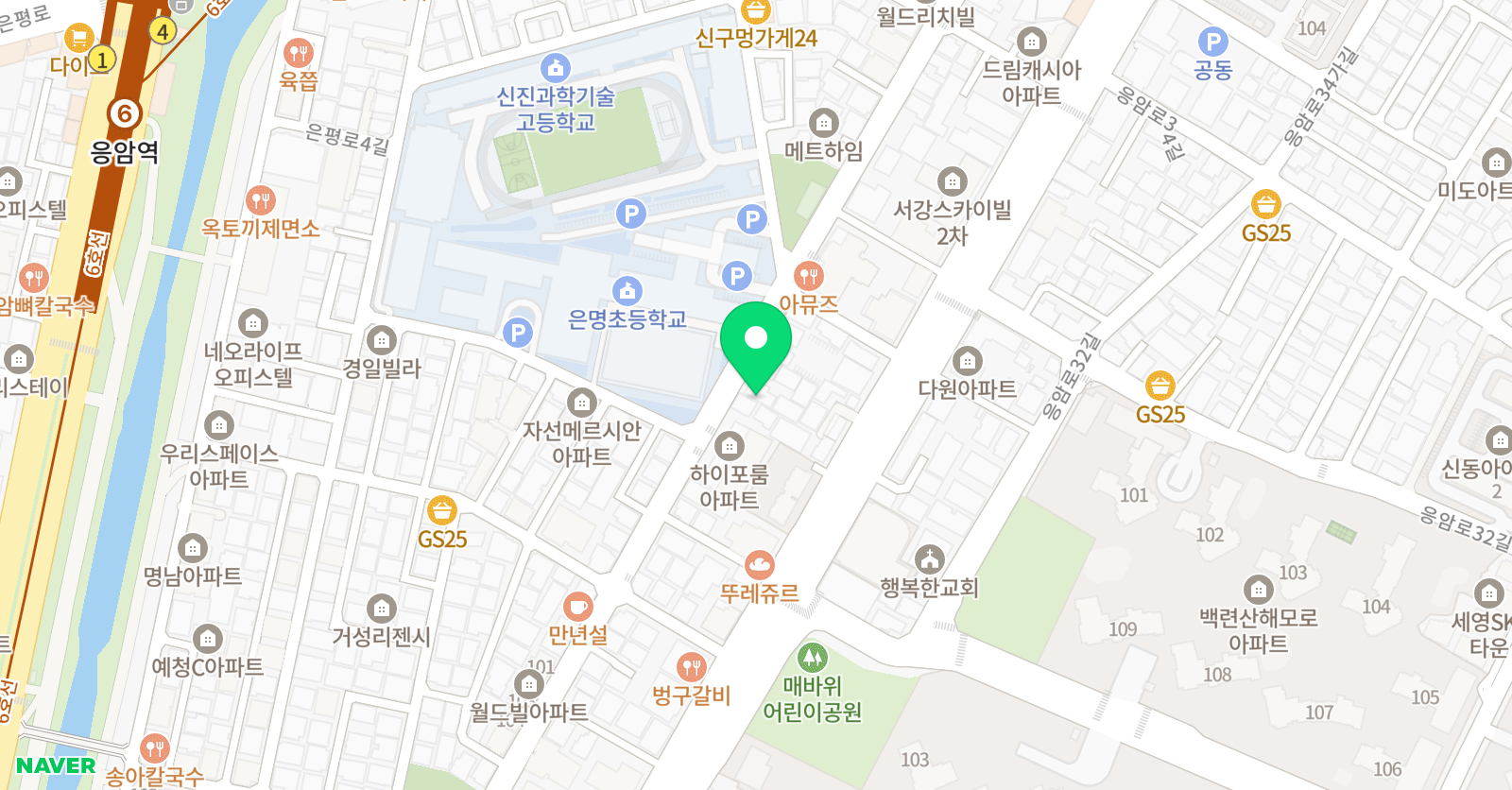 리드인 독서논술 은명초센터 위치
