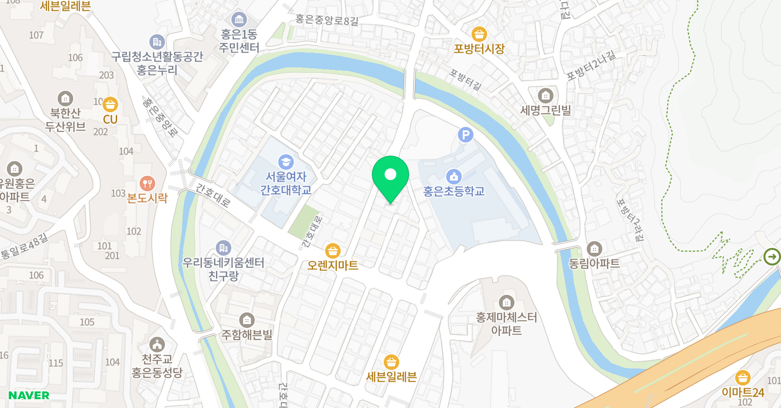 아소비 서대문홍제센터 위치