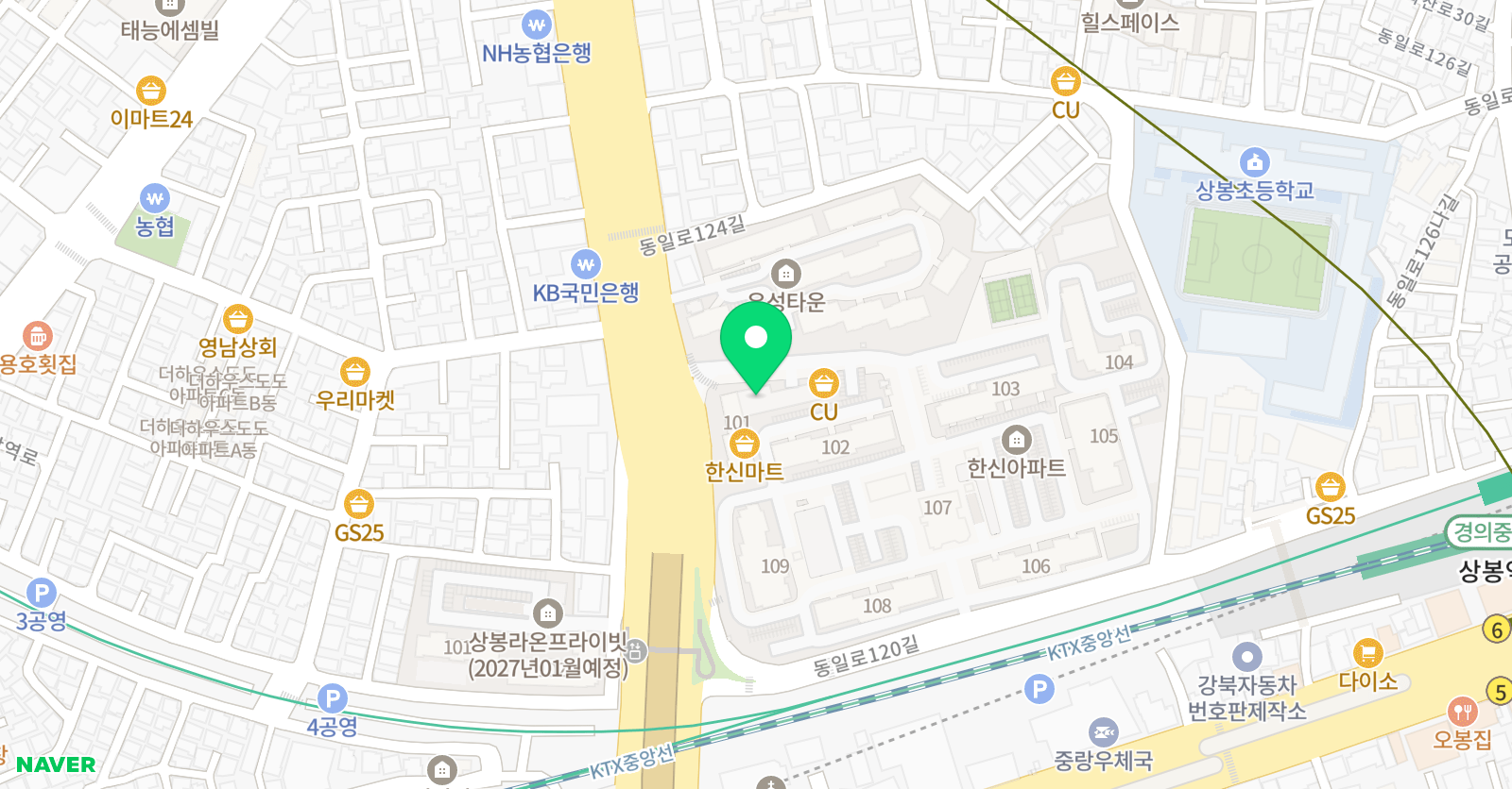 뮤엠 영어 상봉초점 위치