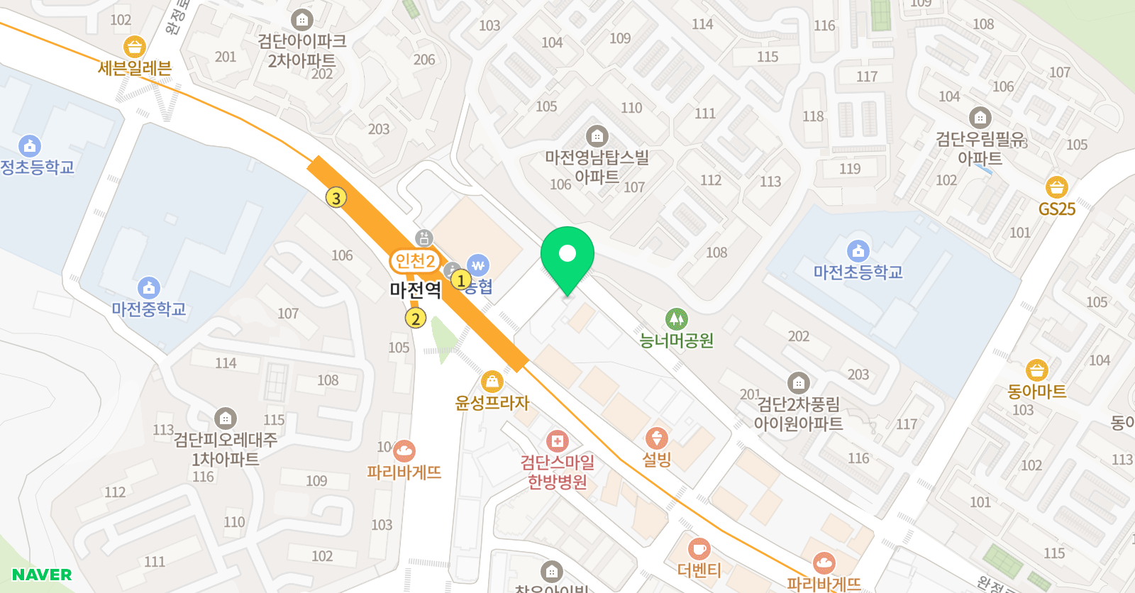 페스탈로치의꿈 논술학원 위치