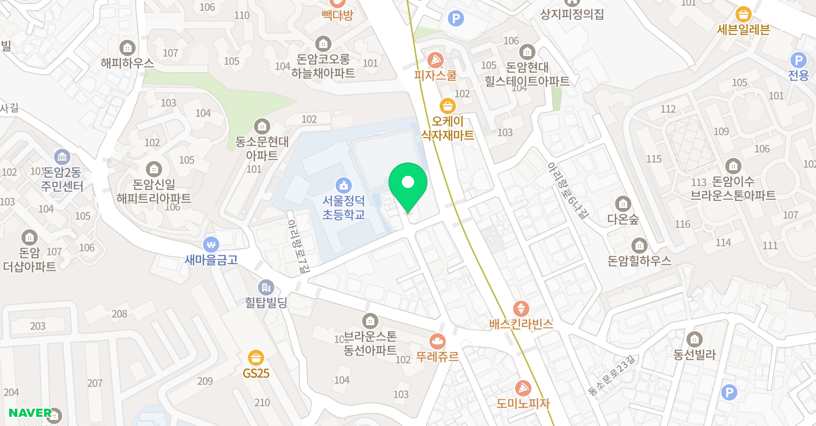 예랑 미술학원 위치