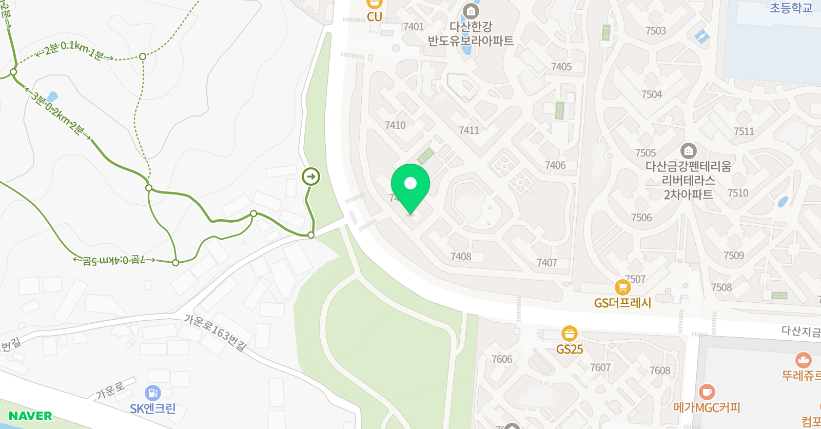 링키 영어 다산지금반도유보라 위치