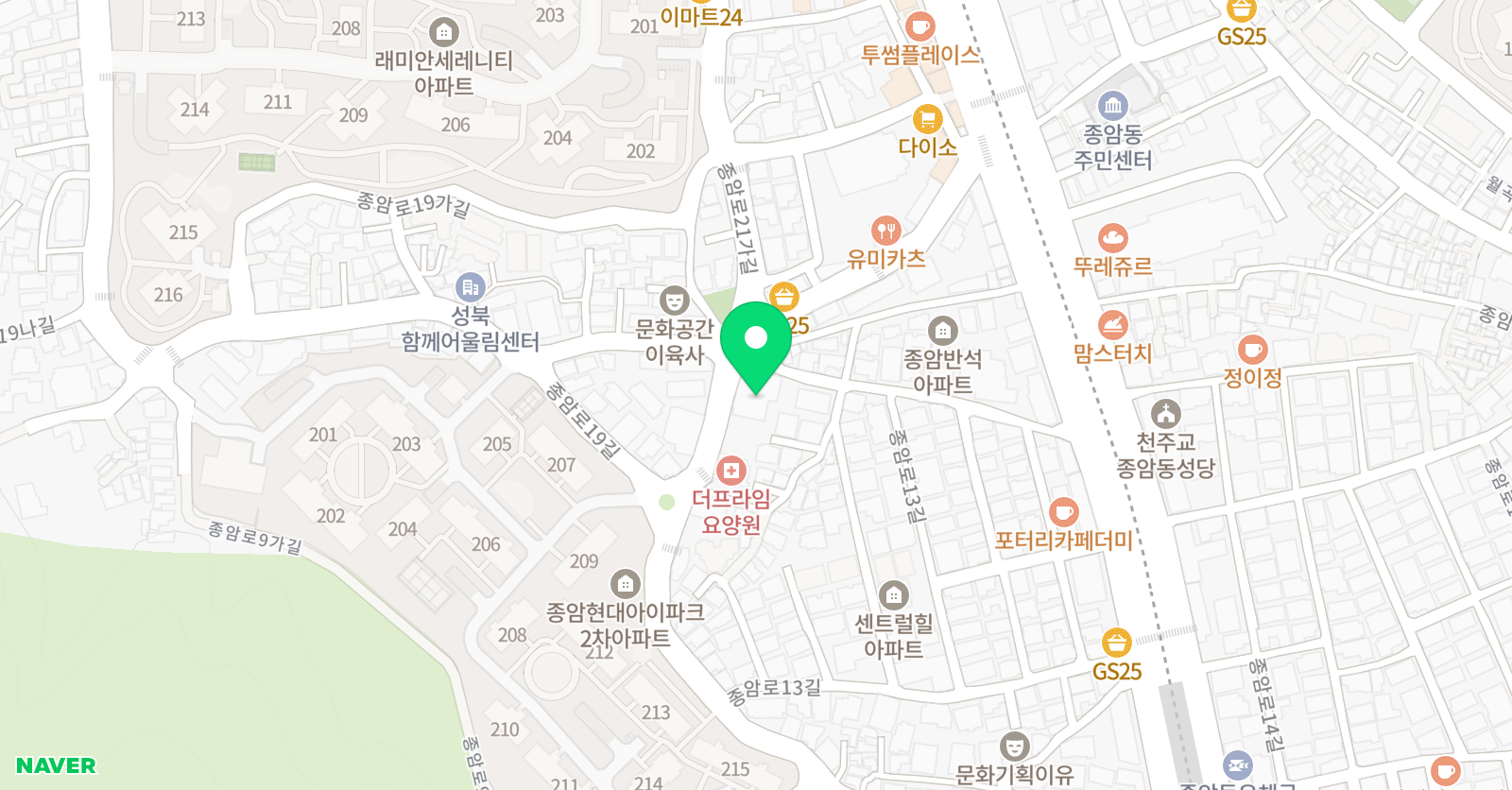 외솔 국어수학과학영어학원 위치