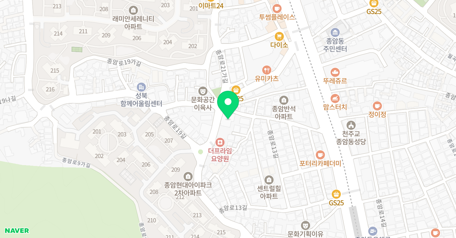 한국파워 점핑줄넘기 종암점 위치