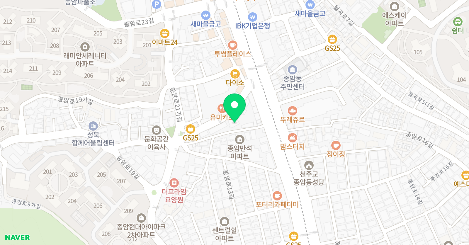 E&S 레포츠교실 위치